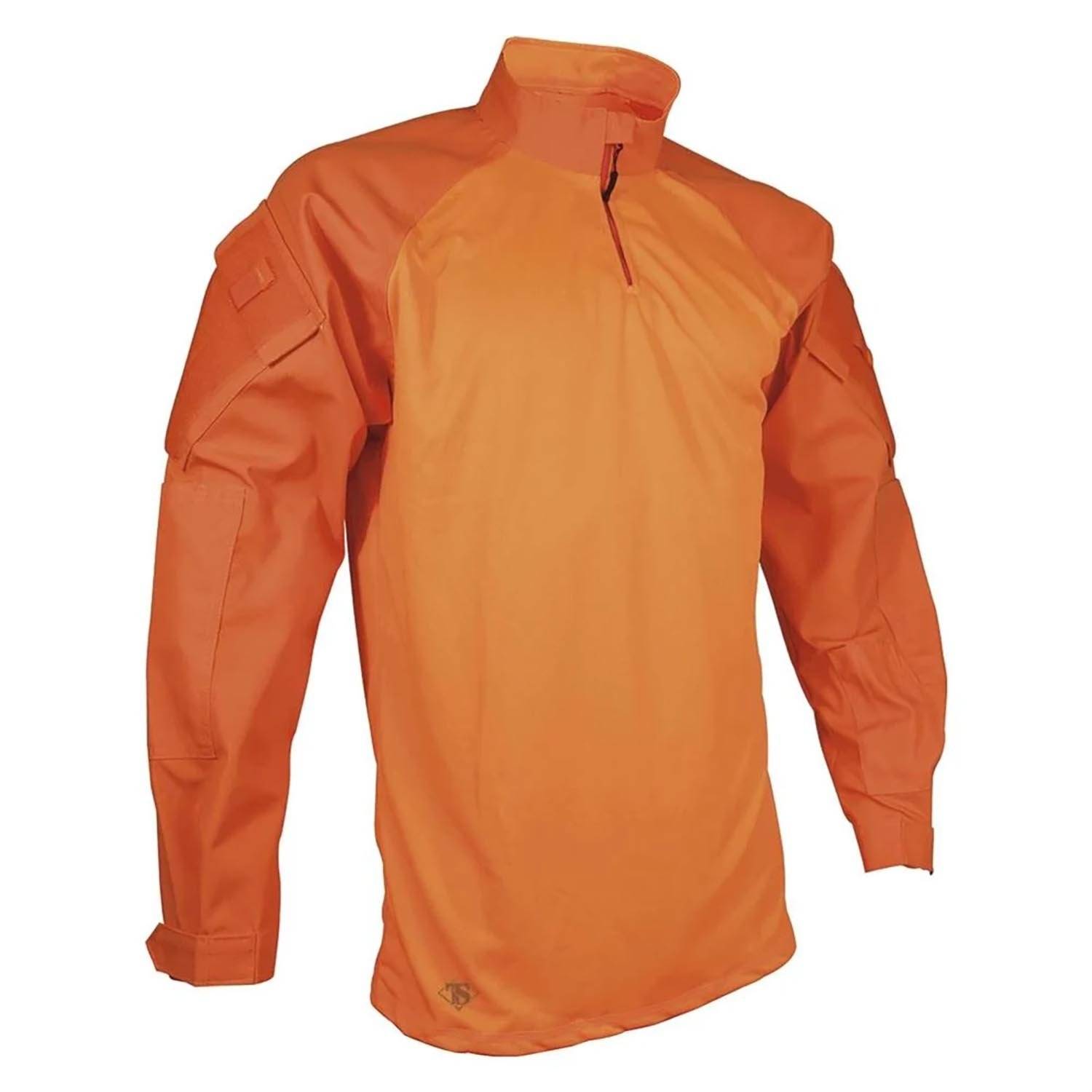 Tru-Spec T.R.U. Hi-Vis Orange 1/4 Zip Combat Shirt