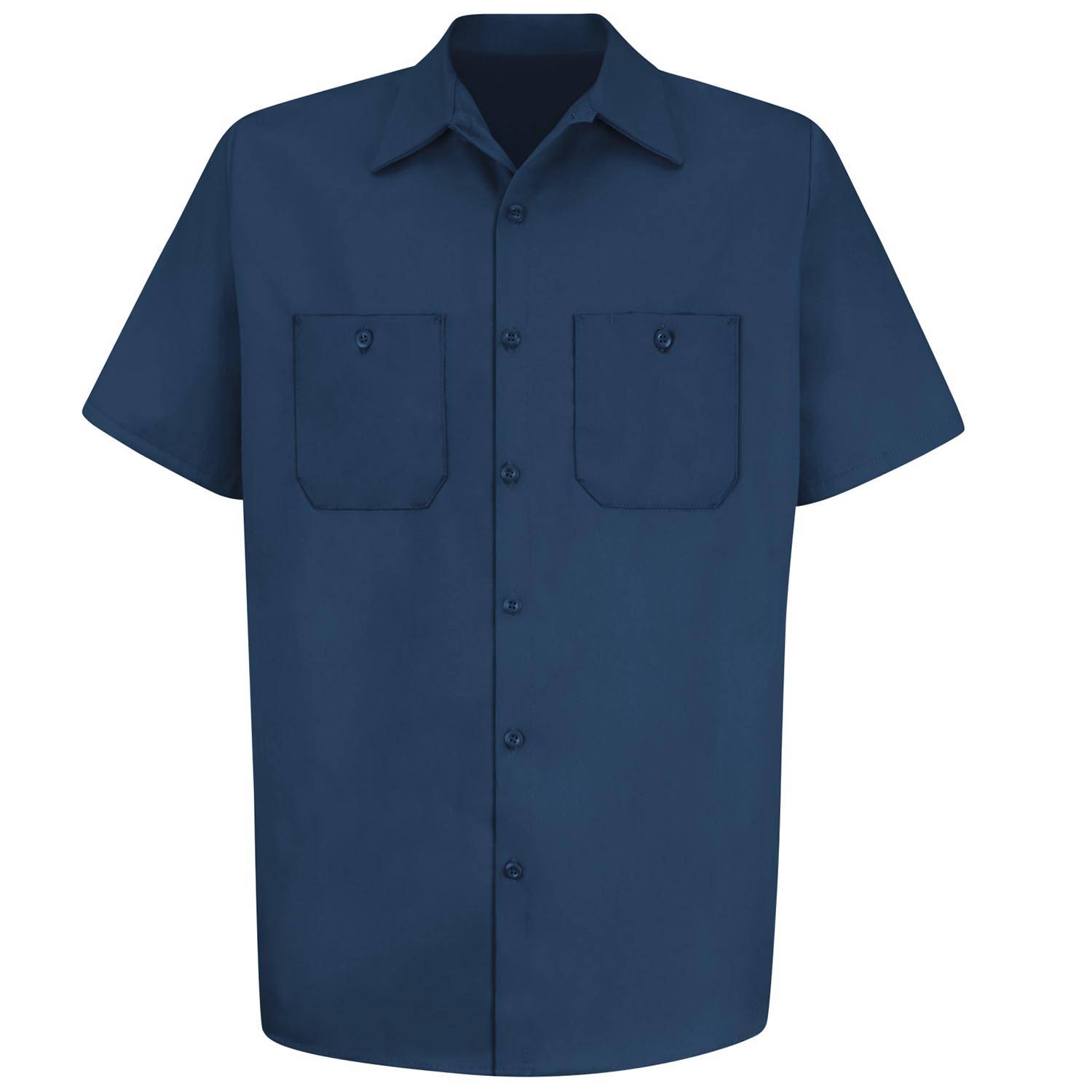 RED KAP MEN'S WRINKLE RESISTANT COTTON WORK SHIRT