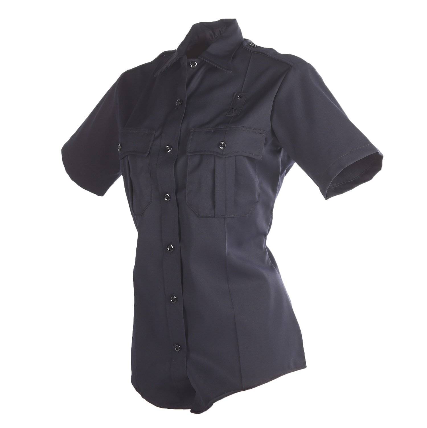 United Uniform ProFlex Women's Short Sleeve Shirt, LAPD Navy