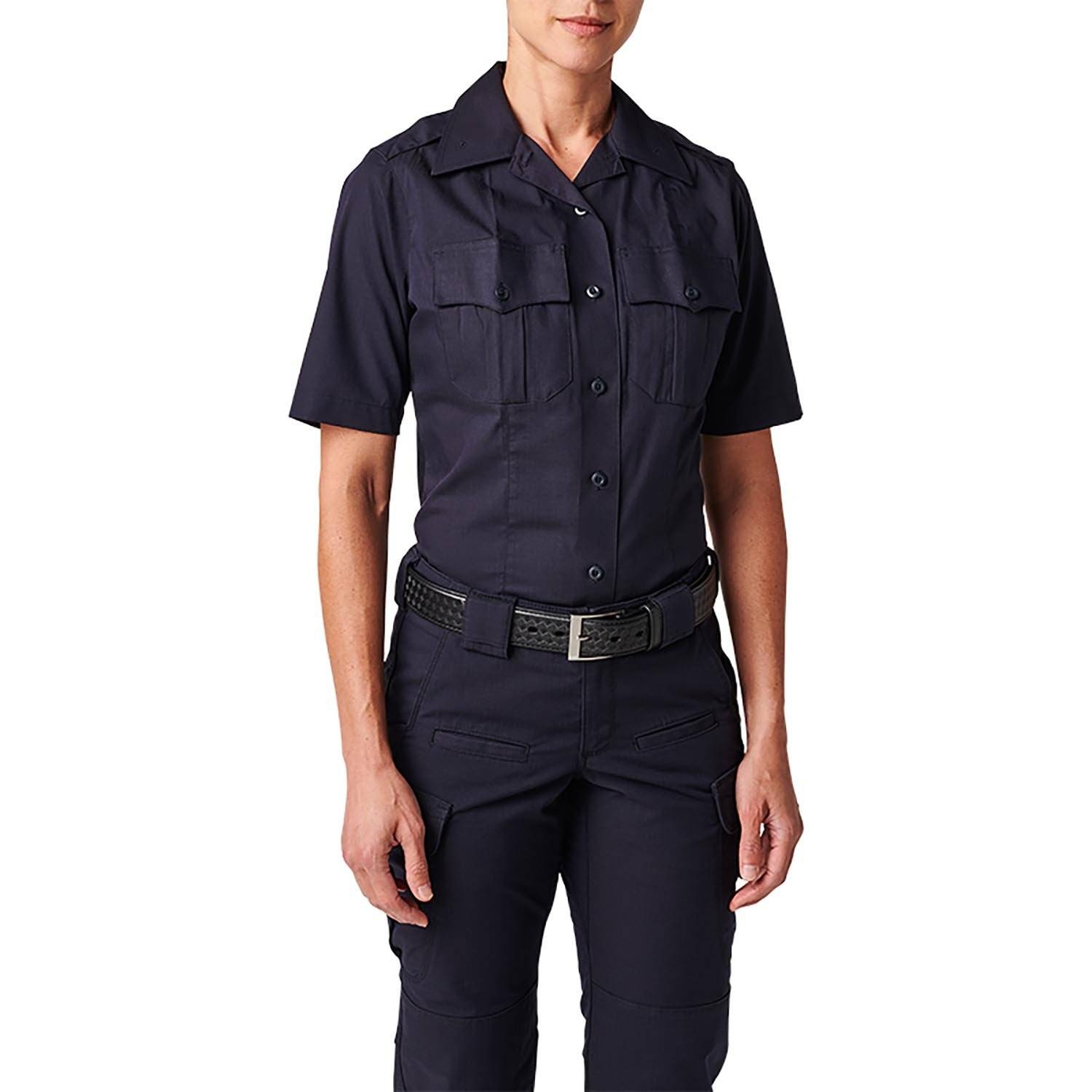 5.11 Women's NYPD Stryke Ripstop Short-Sleeve Shirt
