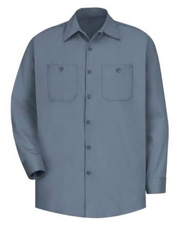 SH437 - MENS L/S COTTON WORK SHIRT