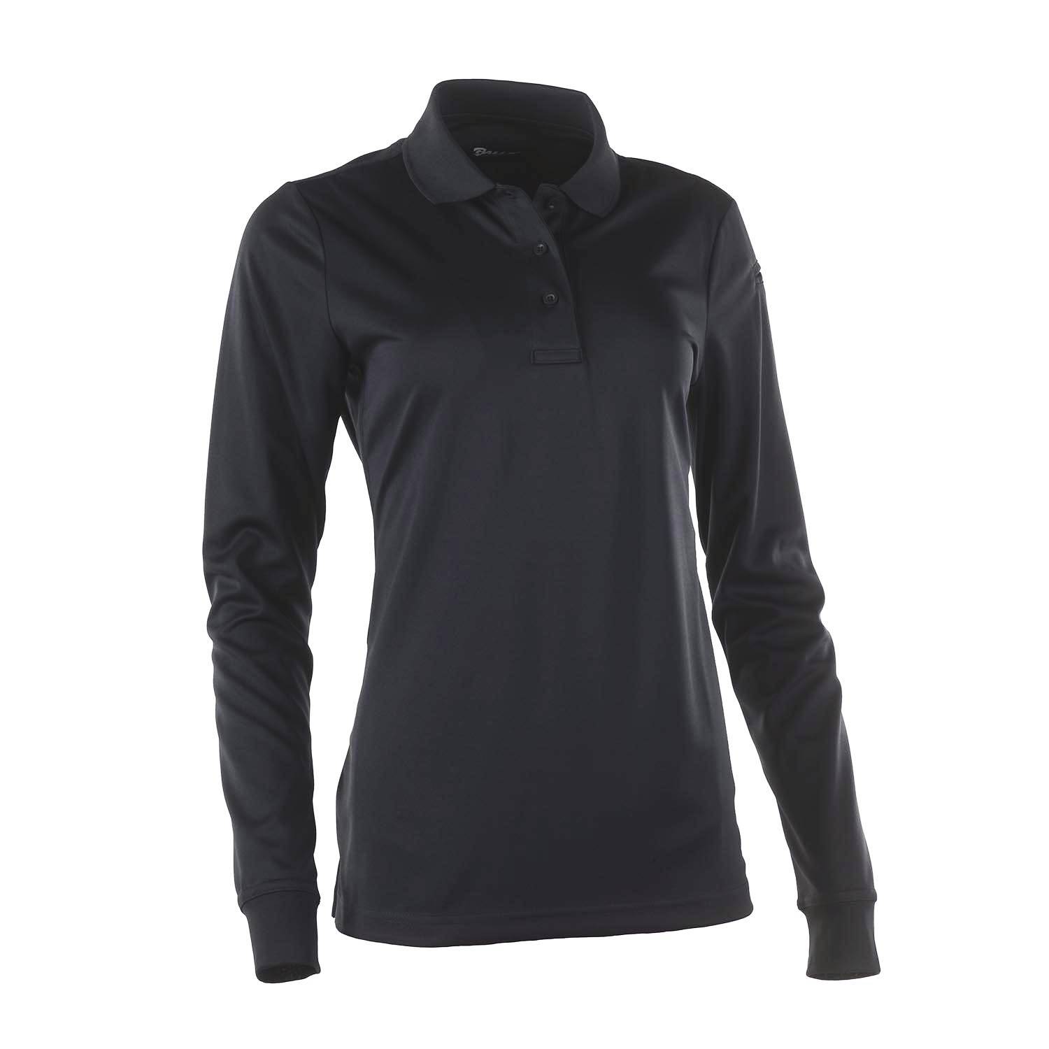 GALLS PRO WOMEN'S LONG SLEEVE G-TAC POLO IN DARK NAVY