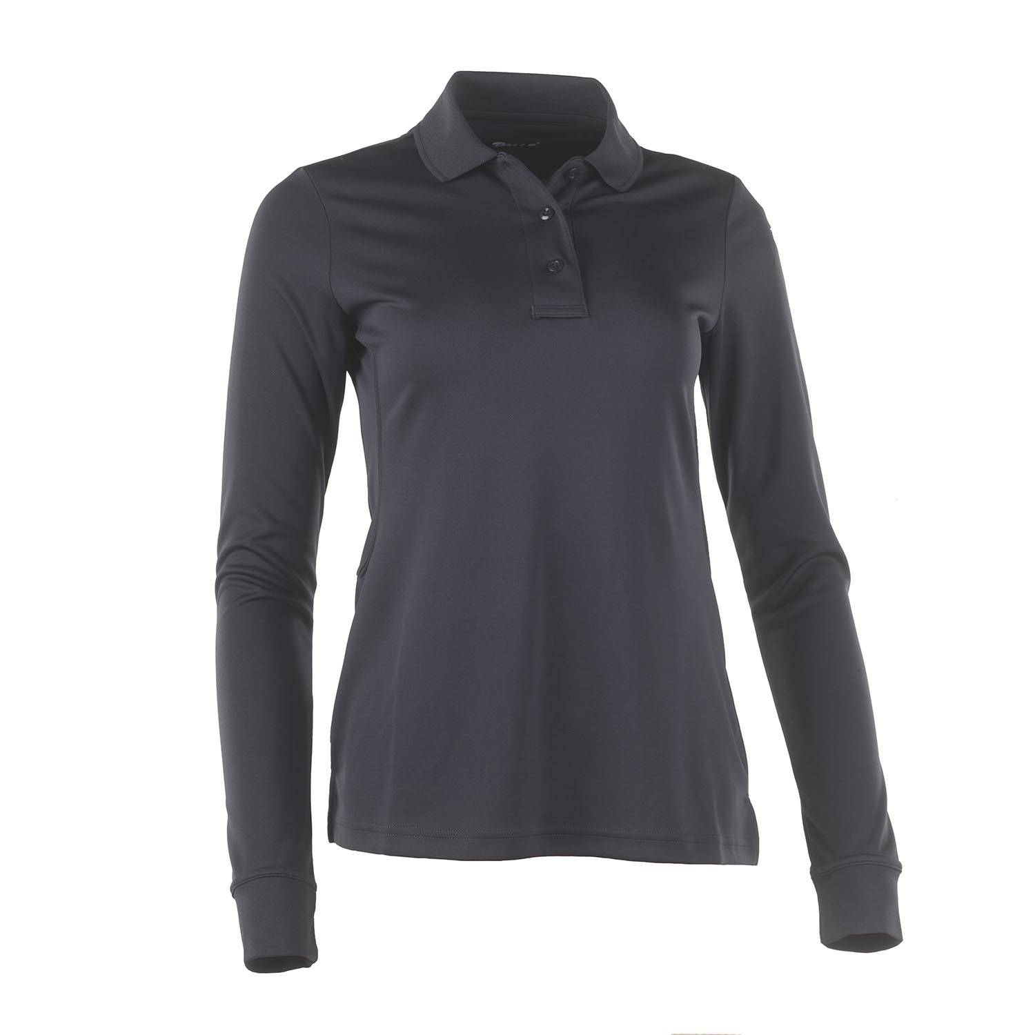 GALLS PRO WOMEN'S LONG SLEEVE TAC FORCE MESH POLO DARK NAVY