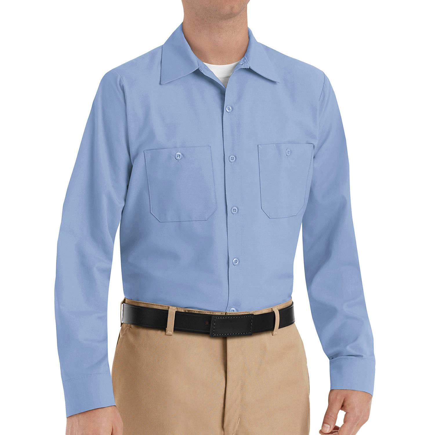 RED KAP POLY COTTON LONG SLEEVE WORK SHIRT