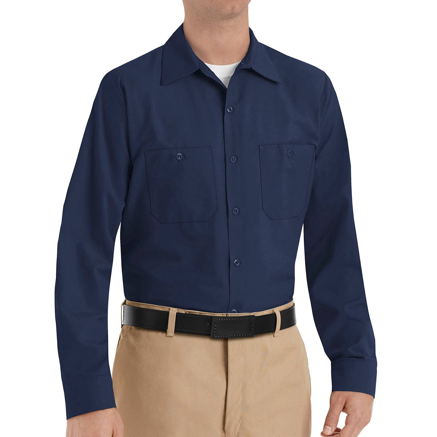 RED KAP POLY COTTON LONG SLEEVE WORK SHIRT