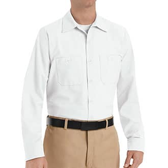 Red Kap Poly Cotton Long Sleeve Work Shirt