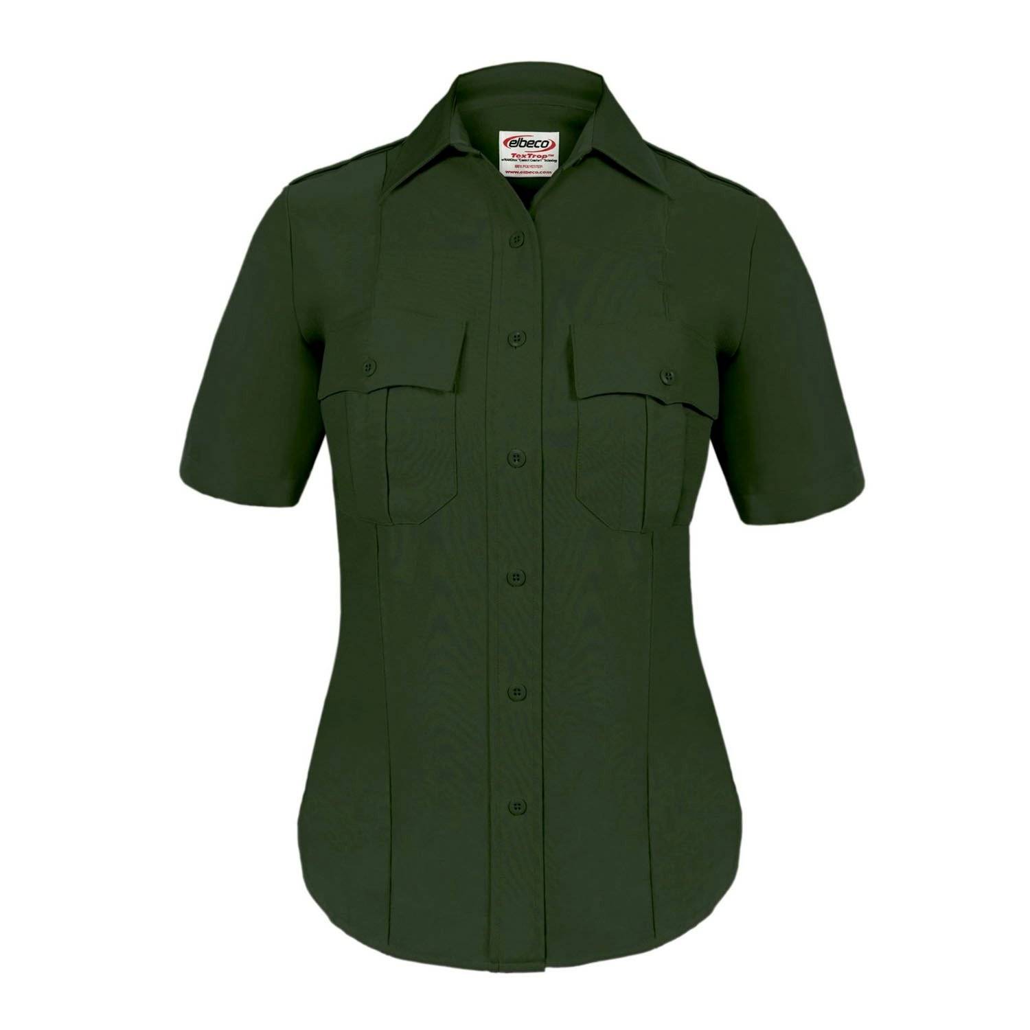 Elbeco Textrop2 Women's S/S Polyester Zipper Shirt - 8804LC