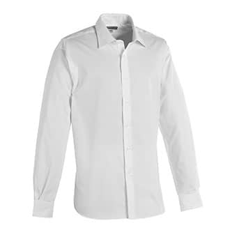 Edwards 1978 Men's Oxford Wrinkle-Free Point Collar Dress Shirt - White - M 35