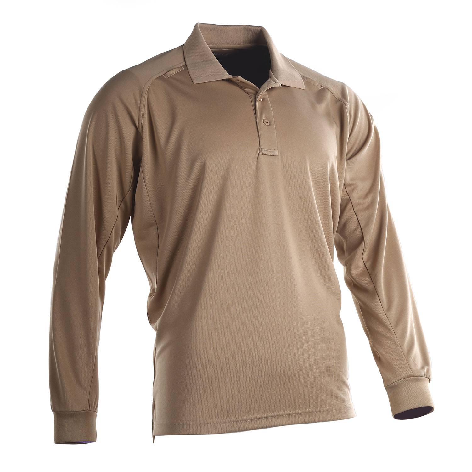 GALLS LONG SLEEVE TAC FORCE MESH POLO