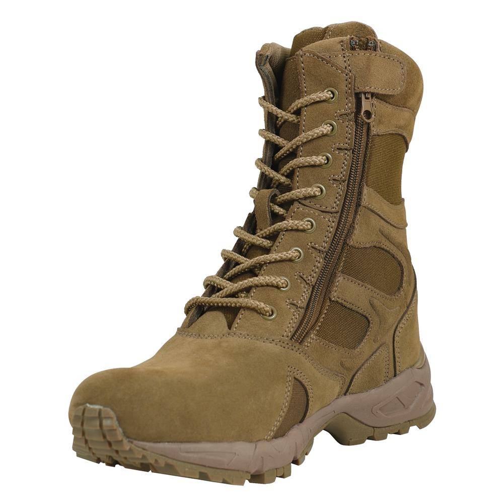 ROTHCO 8" GI SIDE-ZIP TACTICAL BOOTS