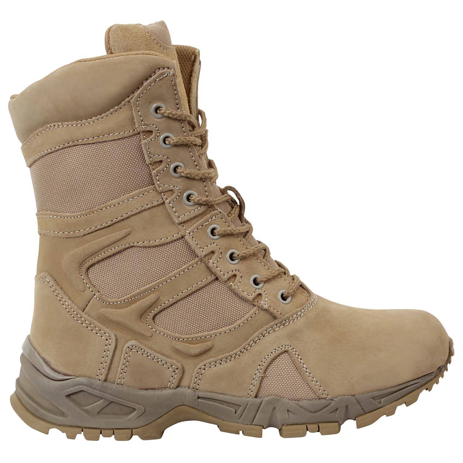 ROTHCO 8" FORCED ENTRY SIDE ZIP DEPLOYMENT BOOTS