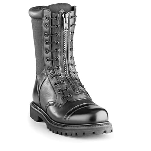 Rocky Mens 10" Front Zipper Paratrooper Boot