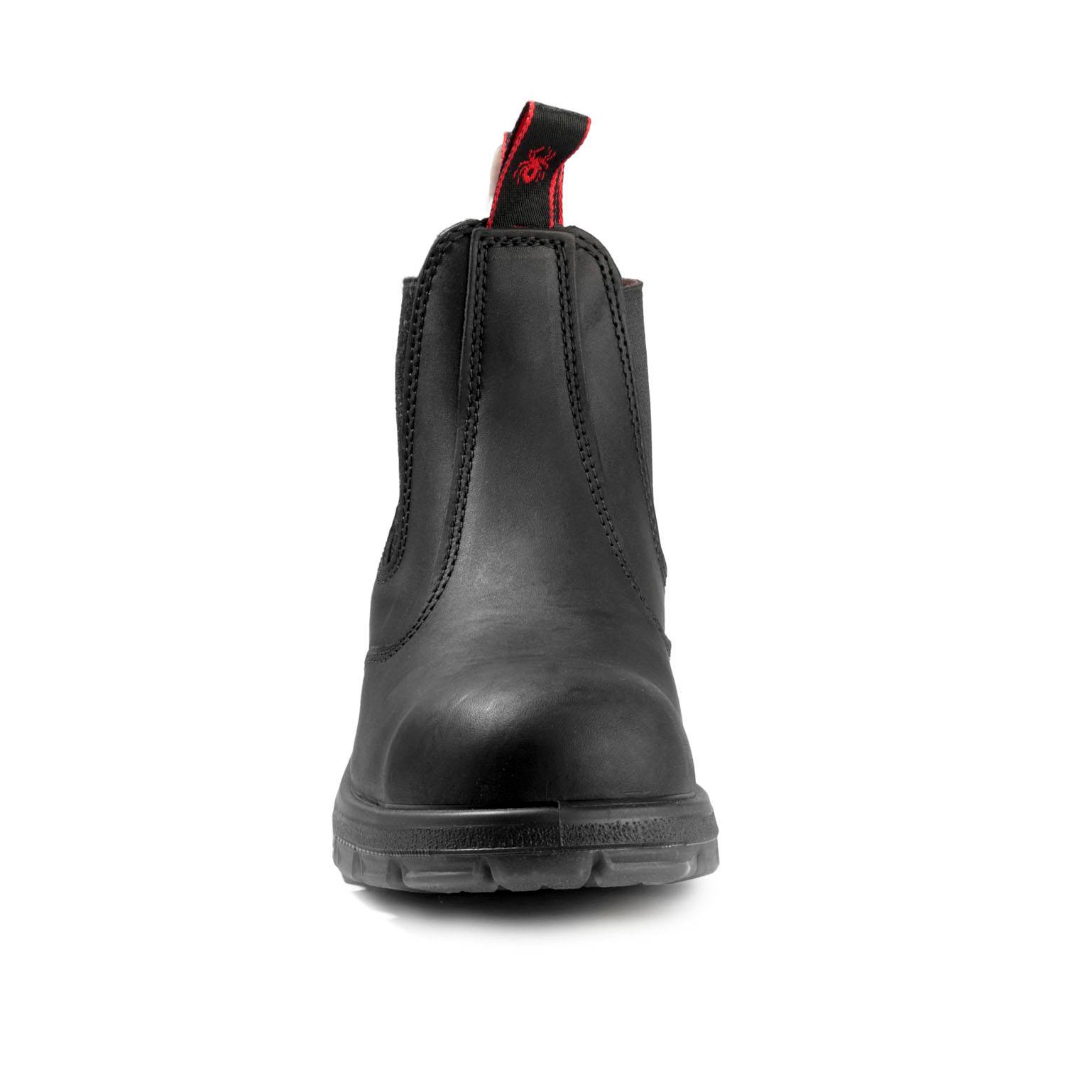 RedbacK Mens Bobcat UBOK Dark Brown Elastic Sided Soft Toe Leather Work Boot
