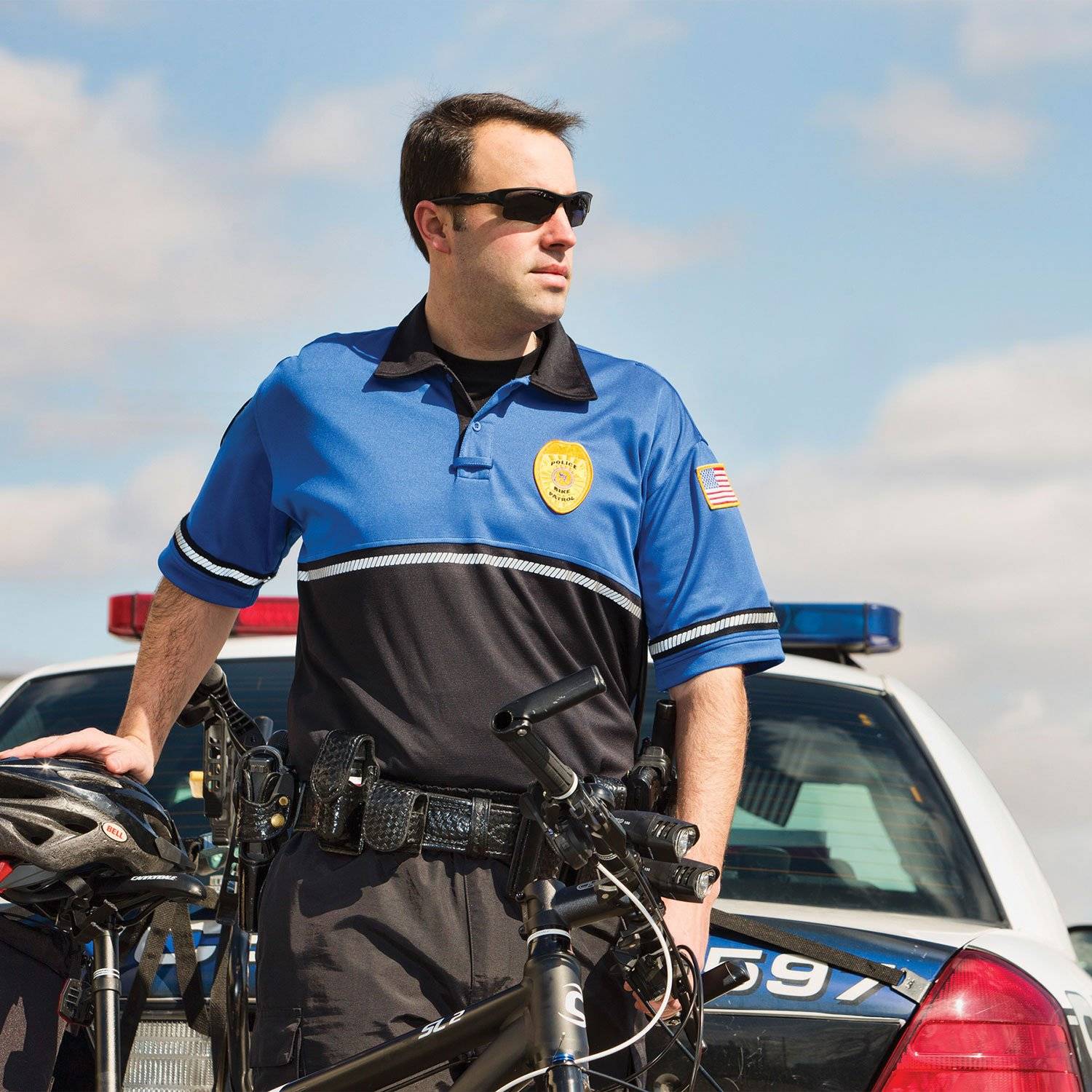 MOCEAN TECH TWO TONE REFLECTIVE BIKE POLO