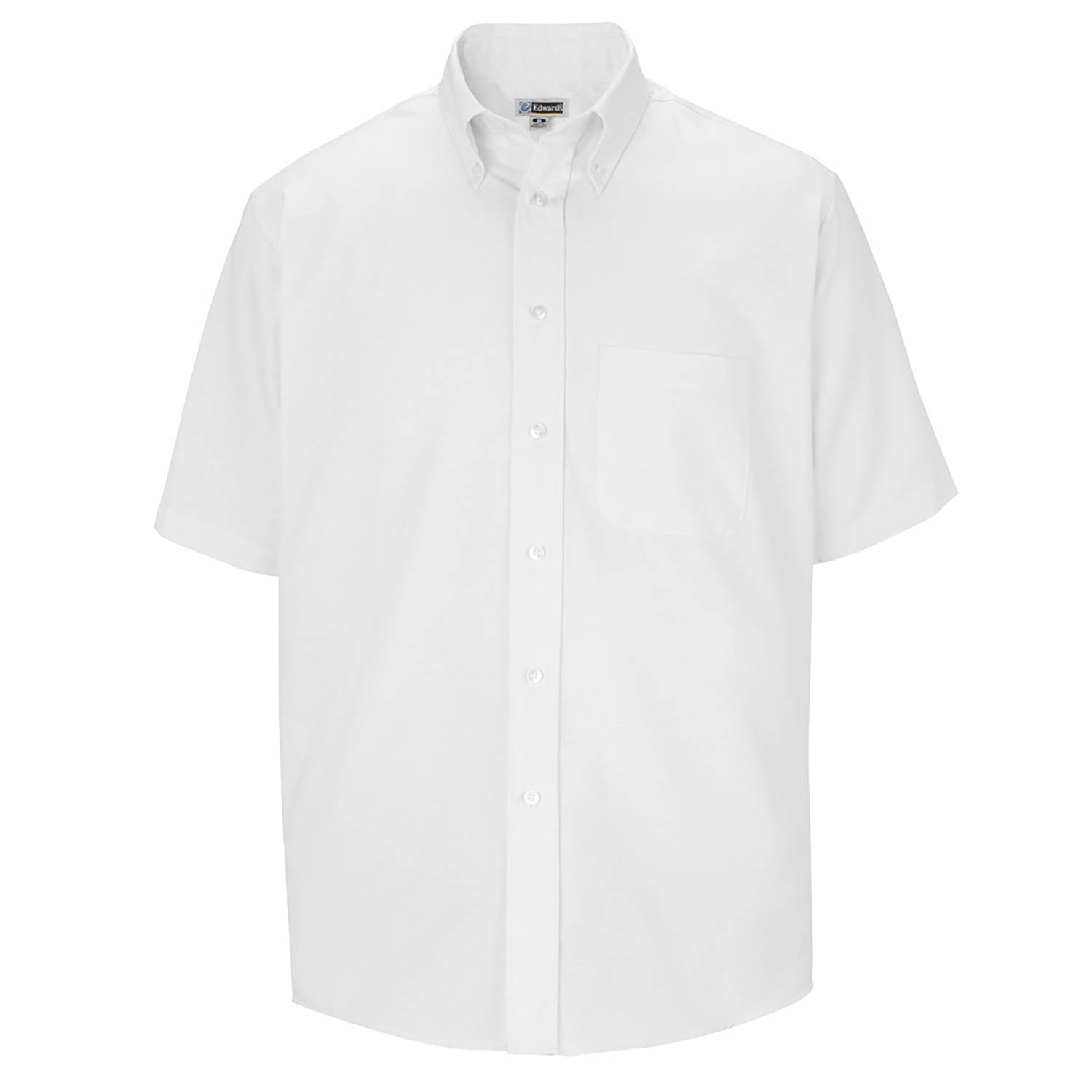 Edwards Mens Short Sleeve Oxford Shirt