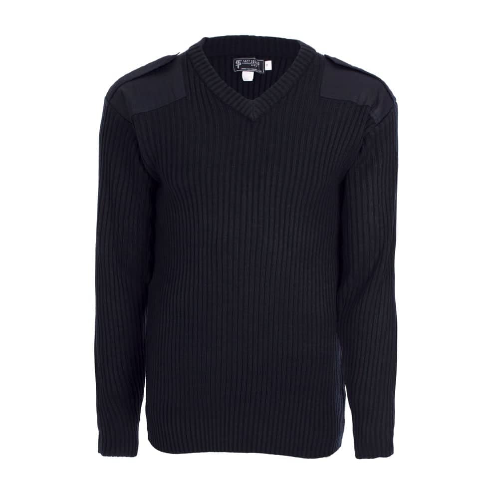 TACT SQUAD ACRYLIC V-NECK COMMAND SWEATER