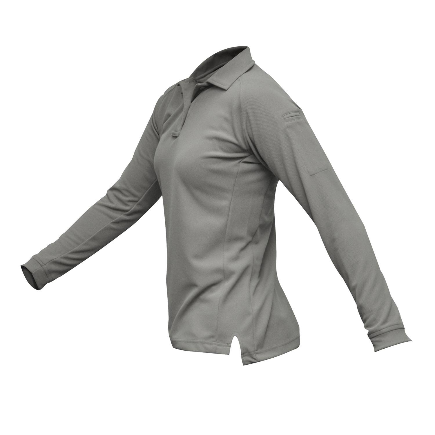 VERTX WOMEN'S LONG SLEEVE ACTION POLO WITH COLDBLACK