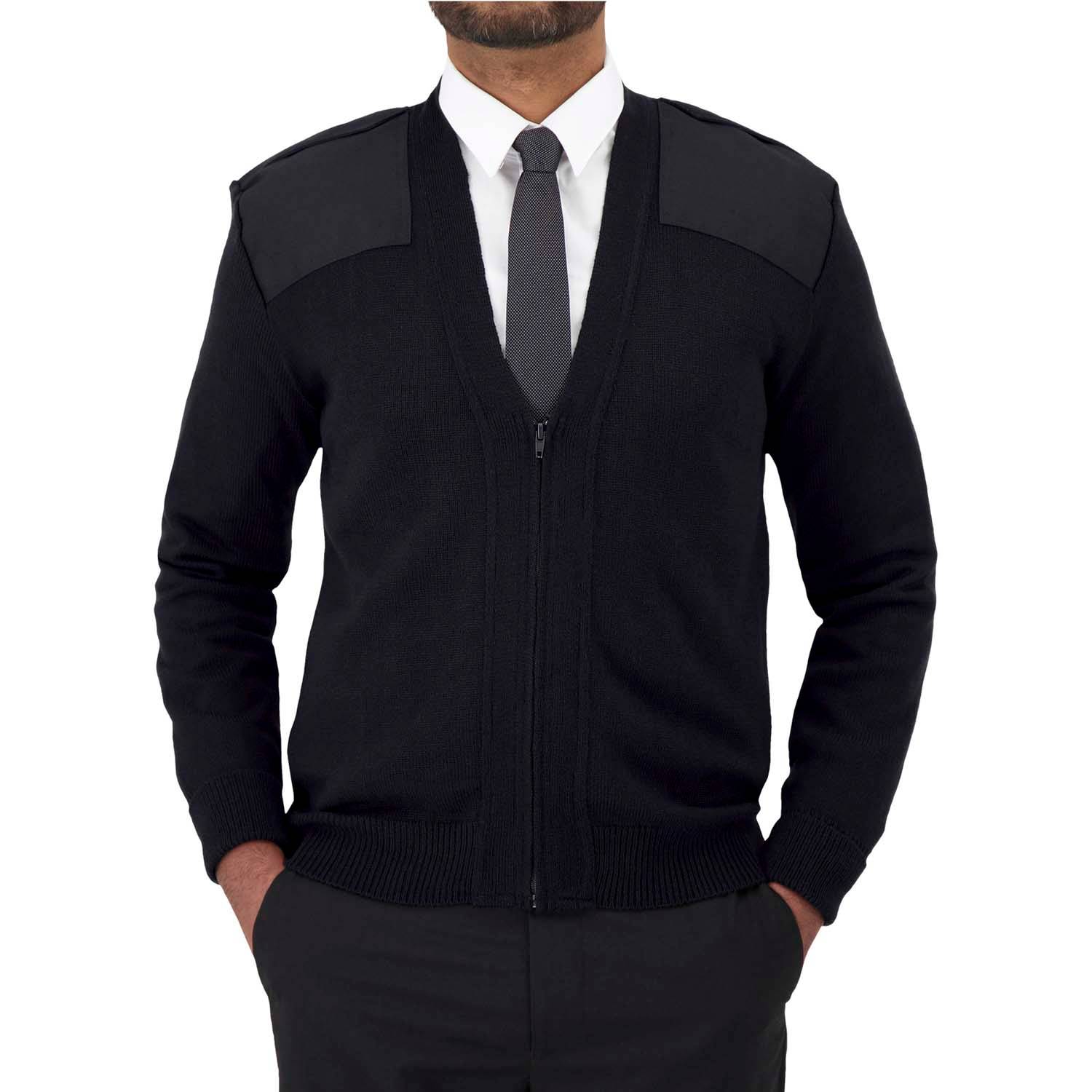 Cobmex Unisex VNeck Zip Front Sweater