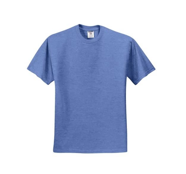 T-shirt Jerzees Heavyweight Blend Taille S (6-8 Ans) - Manches Courtes, Violet, Coton/polyester