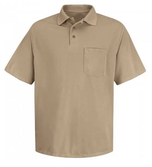 Red Kap Men's Polyster Solid Shirt