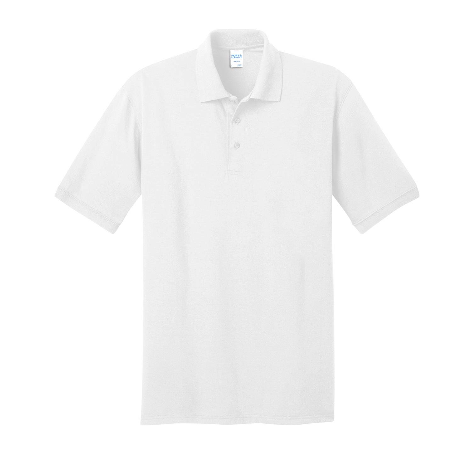 PORT & COMPANY TALL CORE BLEND JERSEY KNIT POLO