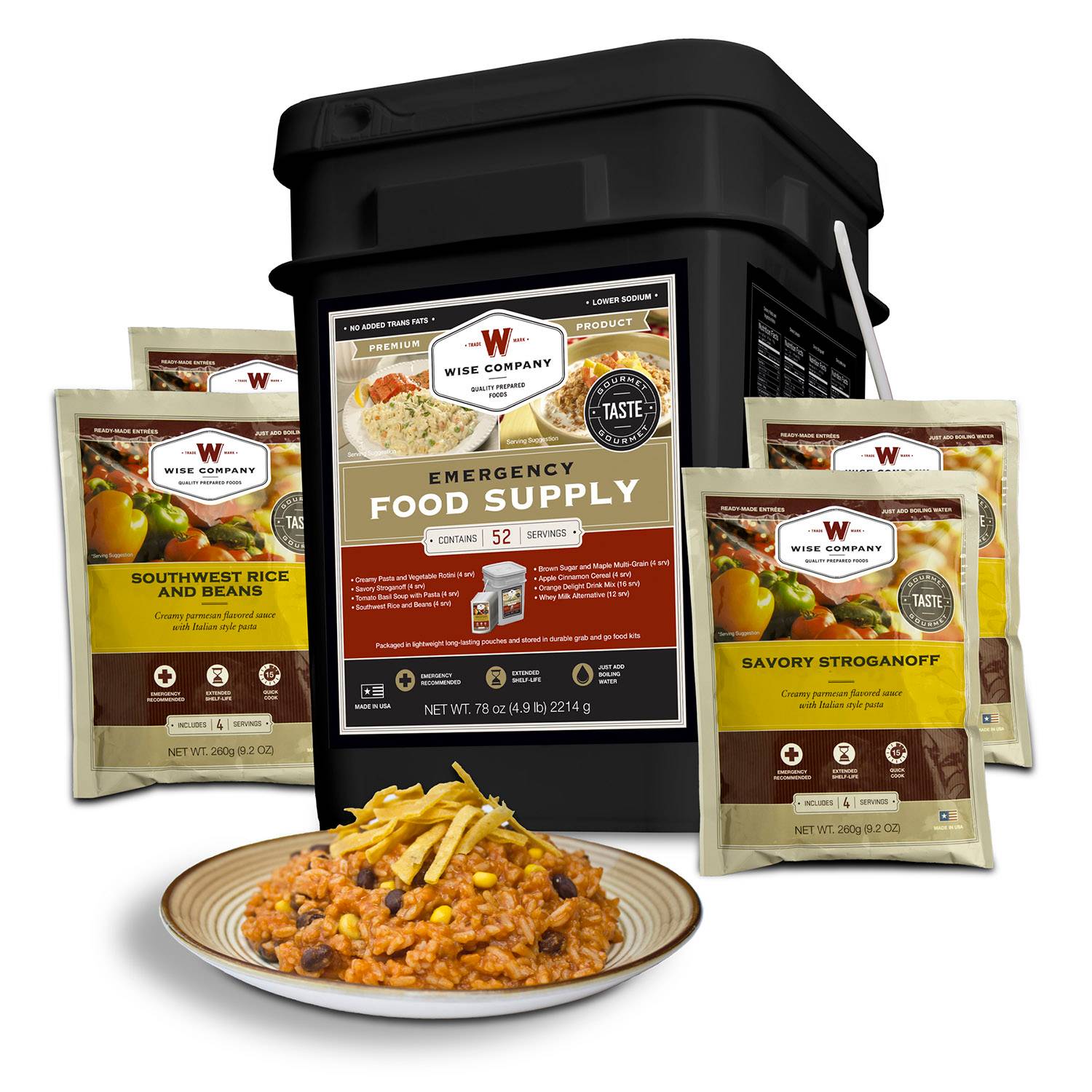 Wise Company Emergency Food Supply Prepper Pack