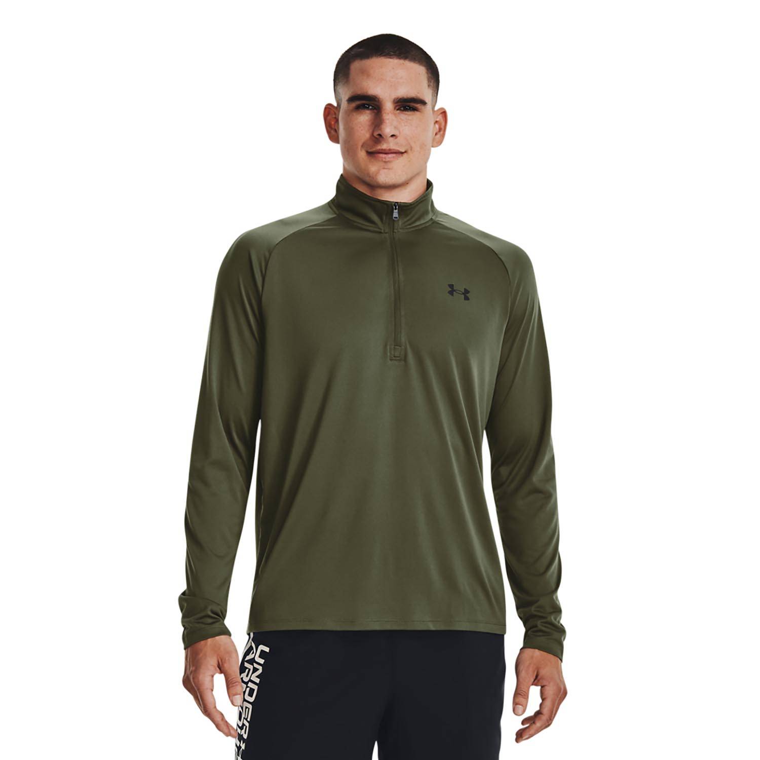 UNDER ARMOUR MEN'S UA TECH 1/2 ZIP LONG SLEEVE SHIRT