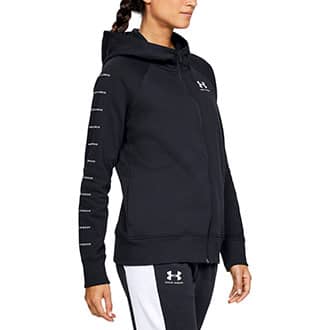 under armour women's rival fleece full zip hoodie