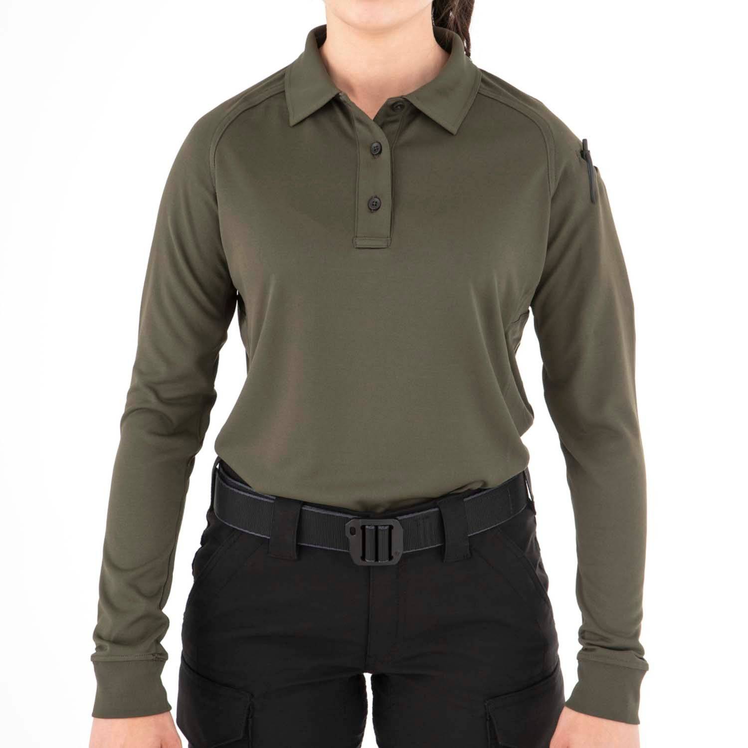 First Tactical Women's Long Sleeve Performance Polo