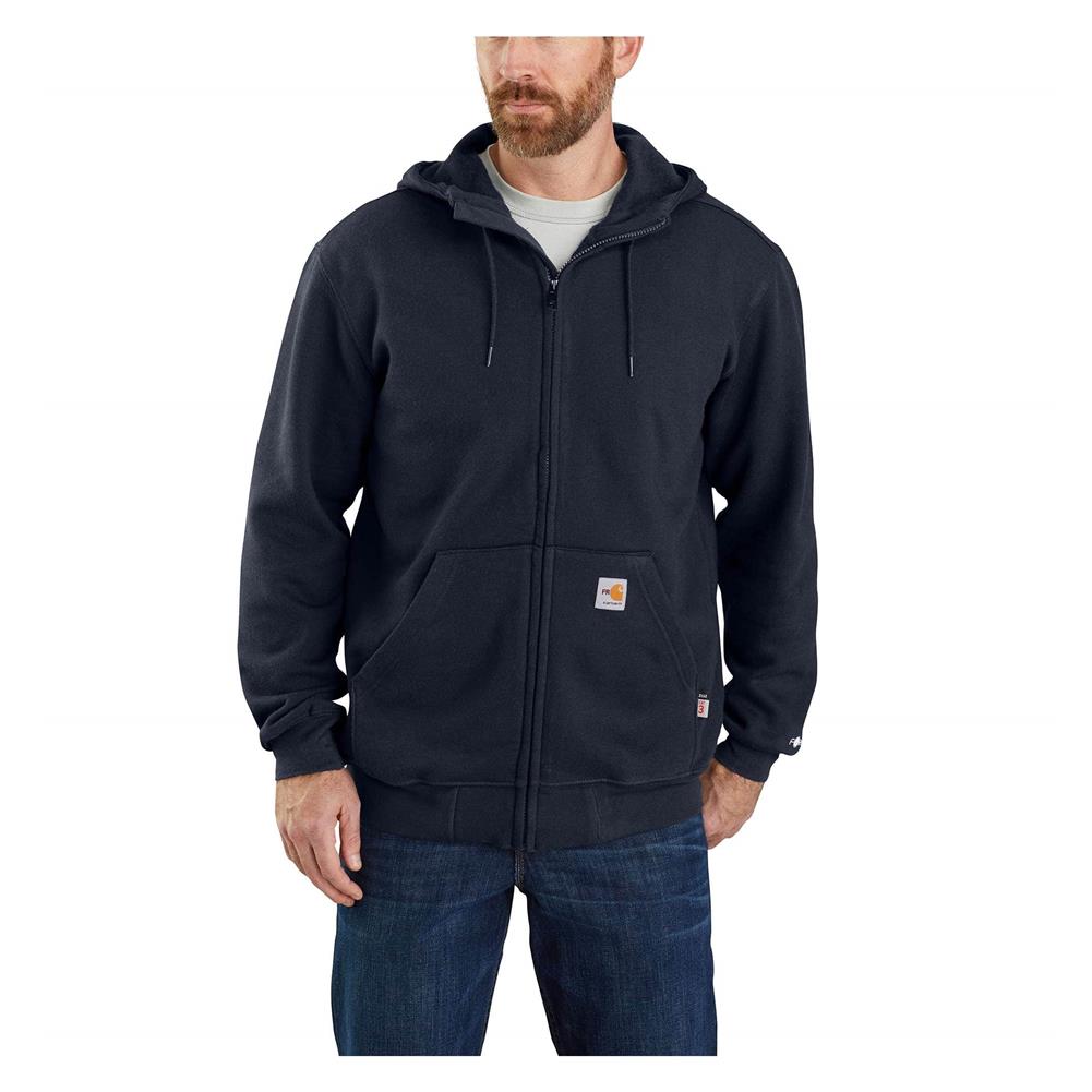 CARHARTT FLAME-RESISTANT FORCE LOOSE FIT MIDWEIGHT HOODED ZI
