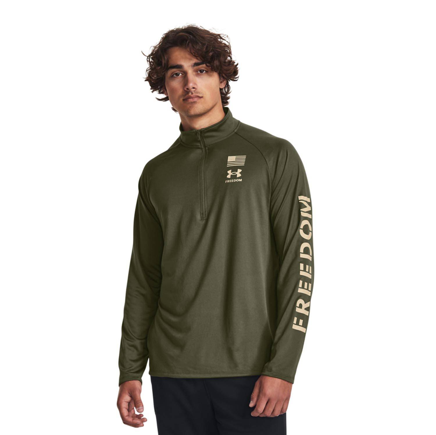Under Armour Men's Freedom Tech 1/2 Zip Pullover | Galls
