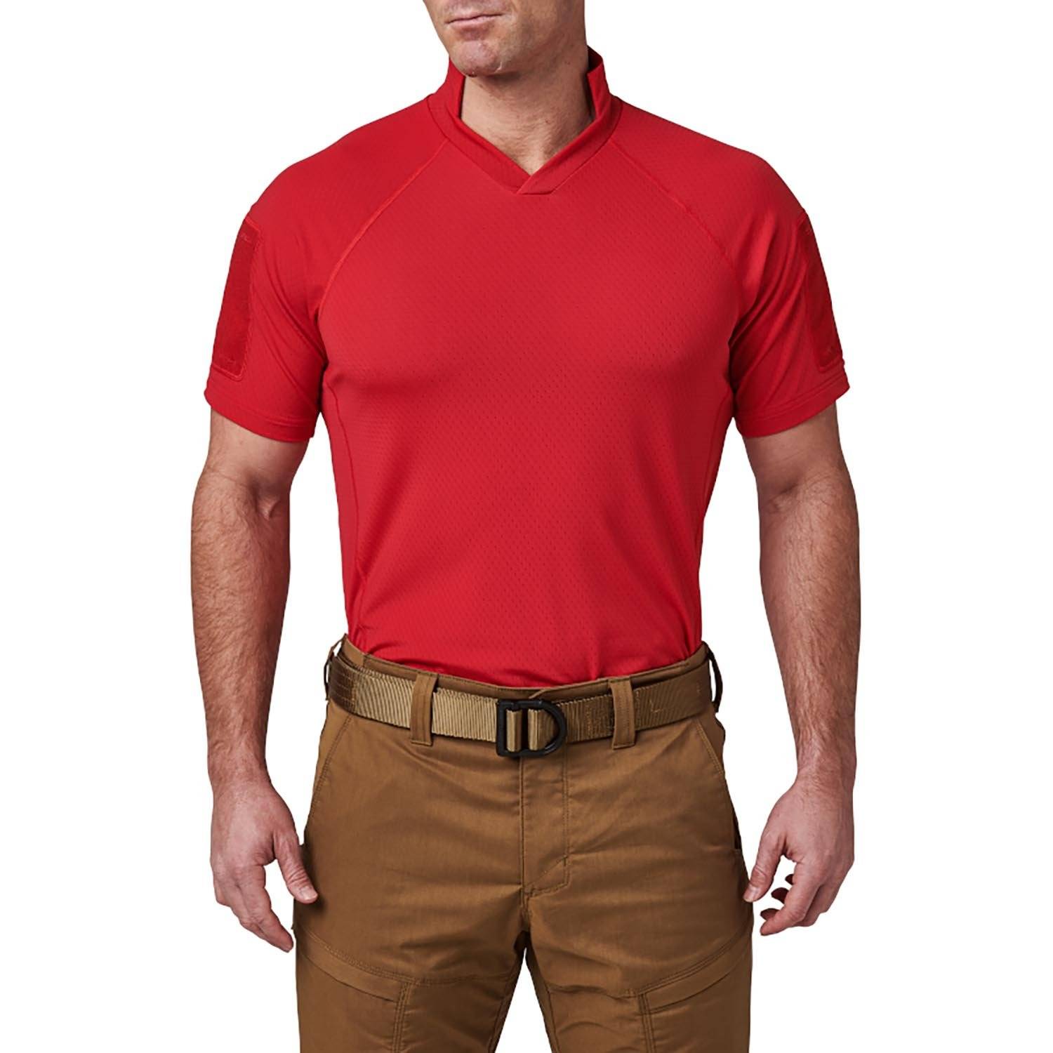 5.11 TACTICAL V.XI SIGURD SHORT SLEEVE SHIRT IN RANGE RED