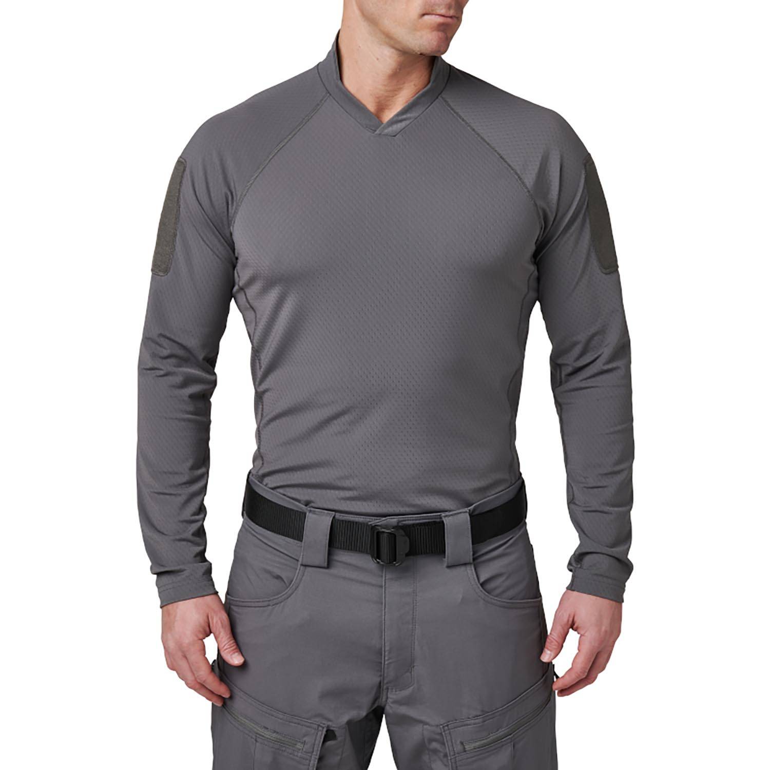 5.11 TACTICAL V.XI SIGURD LONG SLEEVE SHIRT IN STORM GREY