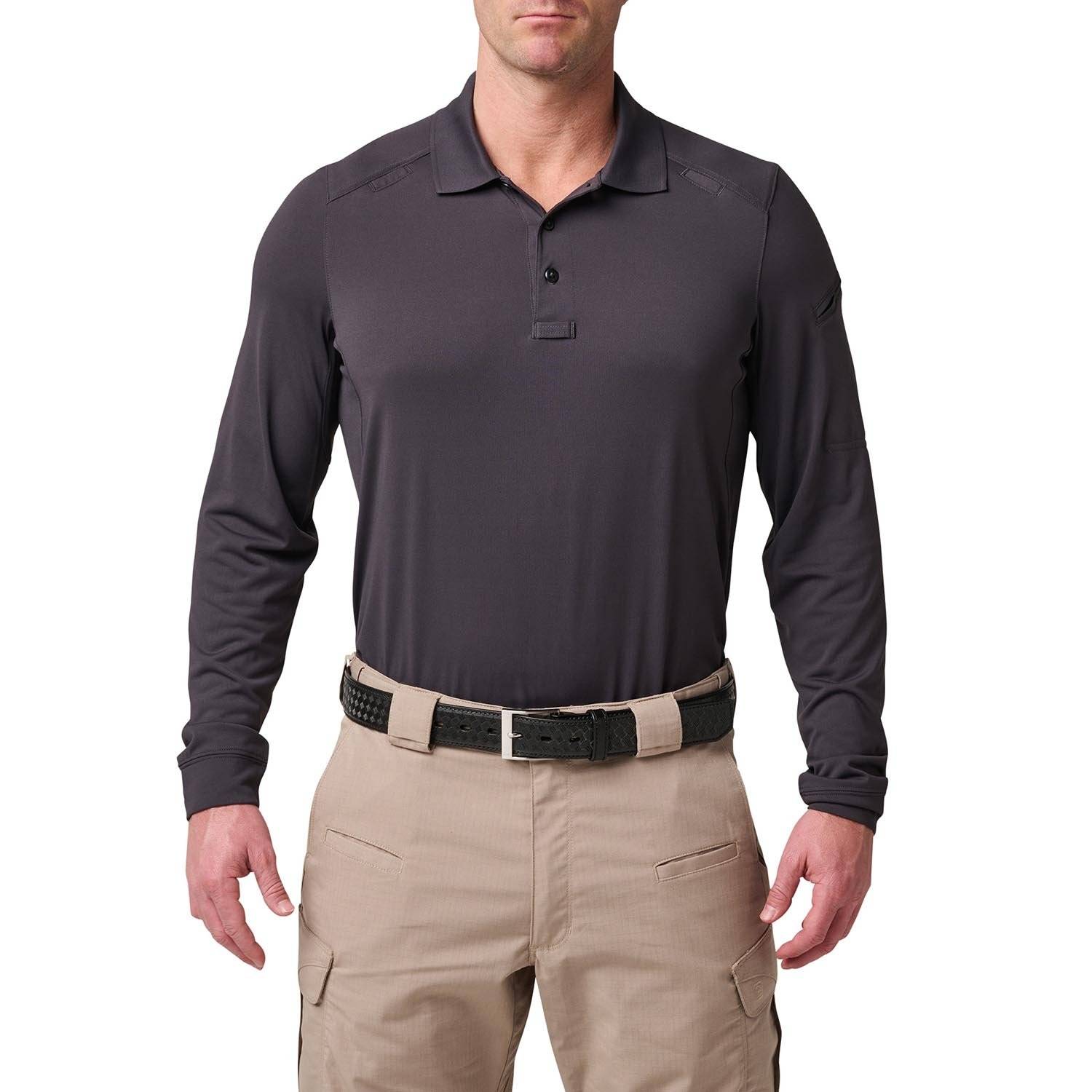 5.11 TACTICAL MEN'S HELIOS LONG SLEEVE POLO