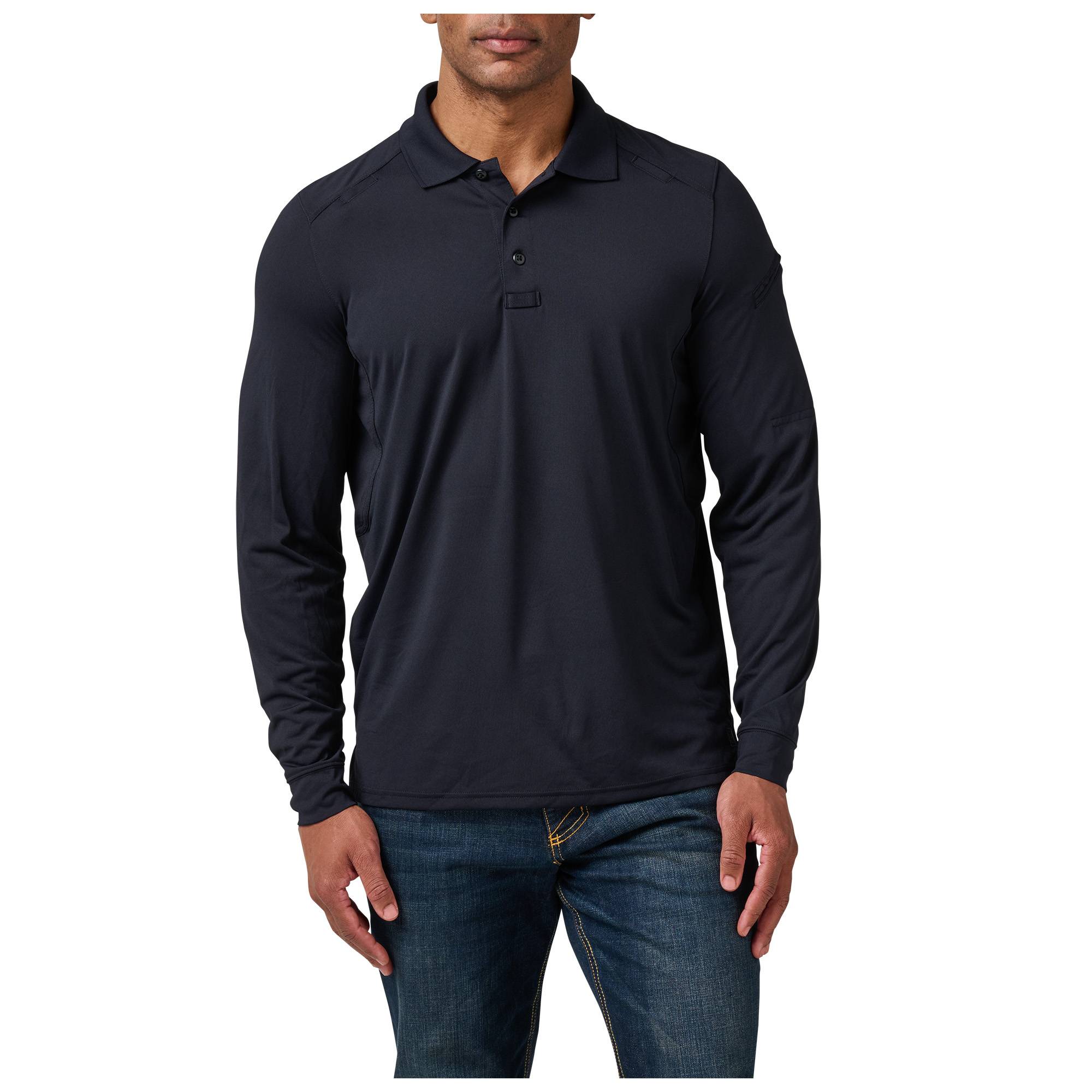5.11 TACTICAL MEN'S HELIOS LONG SLEEVE POLO