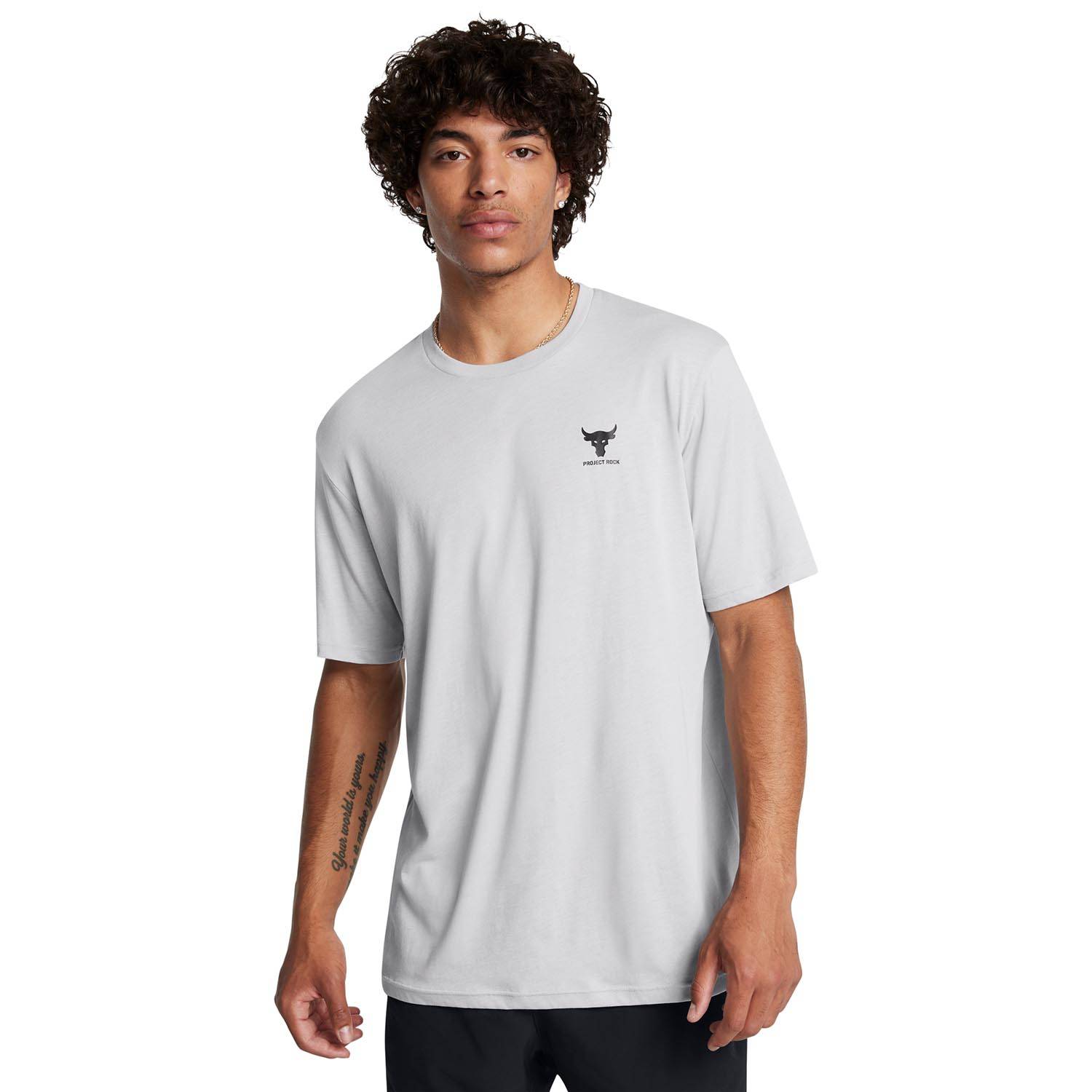 UNDER ARMOUR MEN'S PROJECT ROCK SIMPLE SHORT SLEEVE SHIRT