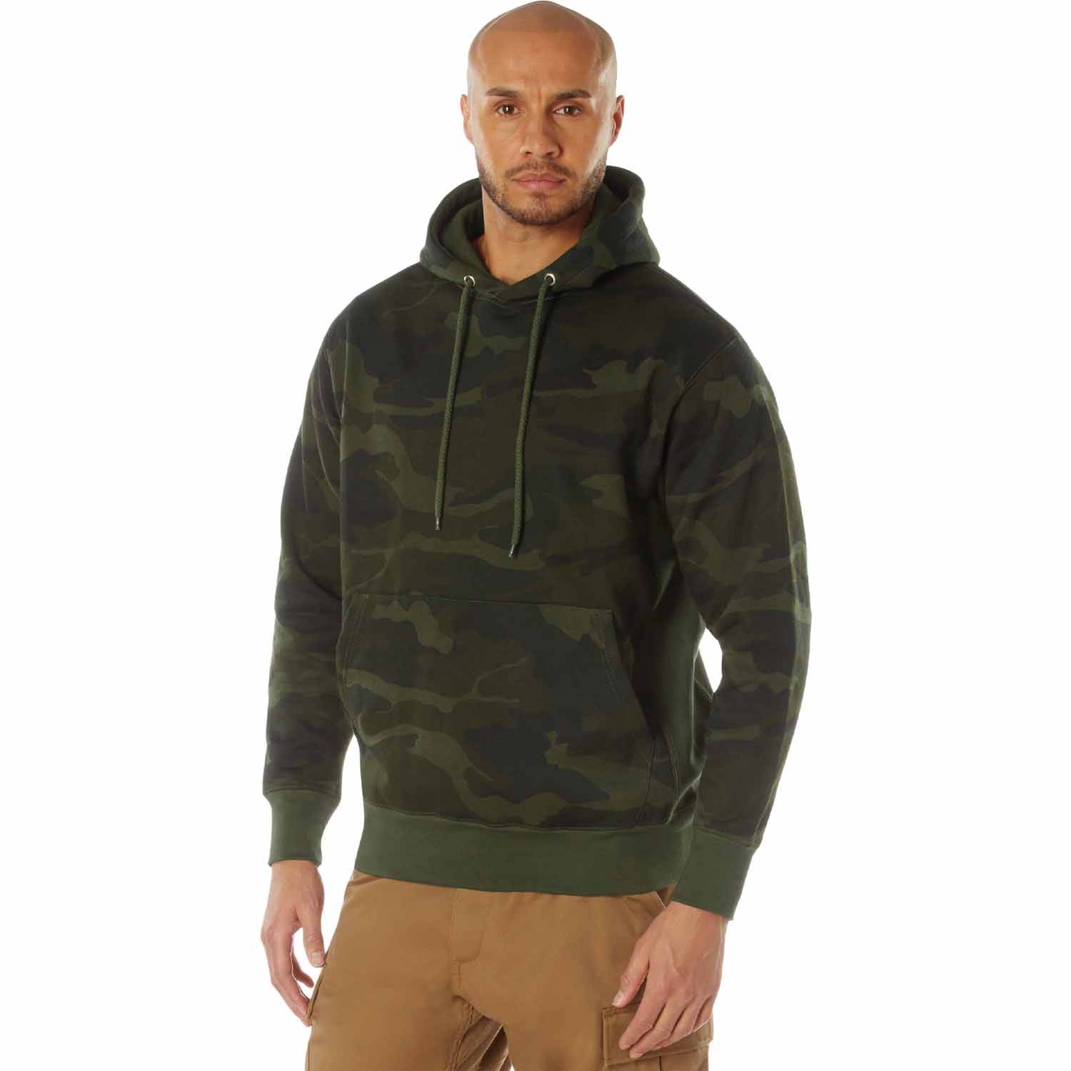 ROTHCO MIDNIGHT CAMO EVERYDAY HOODIE IN WOODLAND CAMO