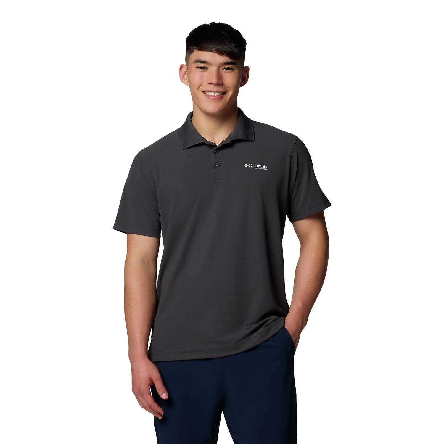 COLUMBIA MEN'S PFG FREEZER POLO SHIRT