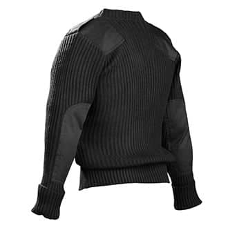 Rothco Military Style Commando Sweater – Men’s XL, Acrylic, Shoulder & Elbow Patches – GI Type