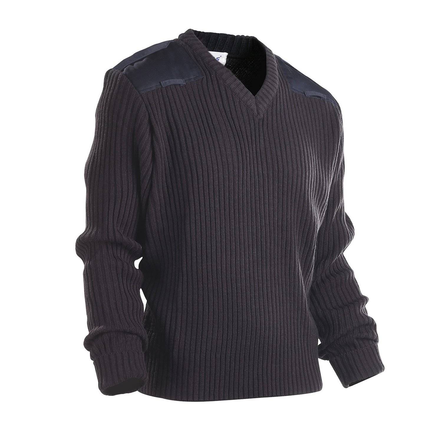 Galls Commando V Neck Acrylic Wool Sweater