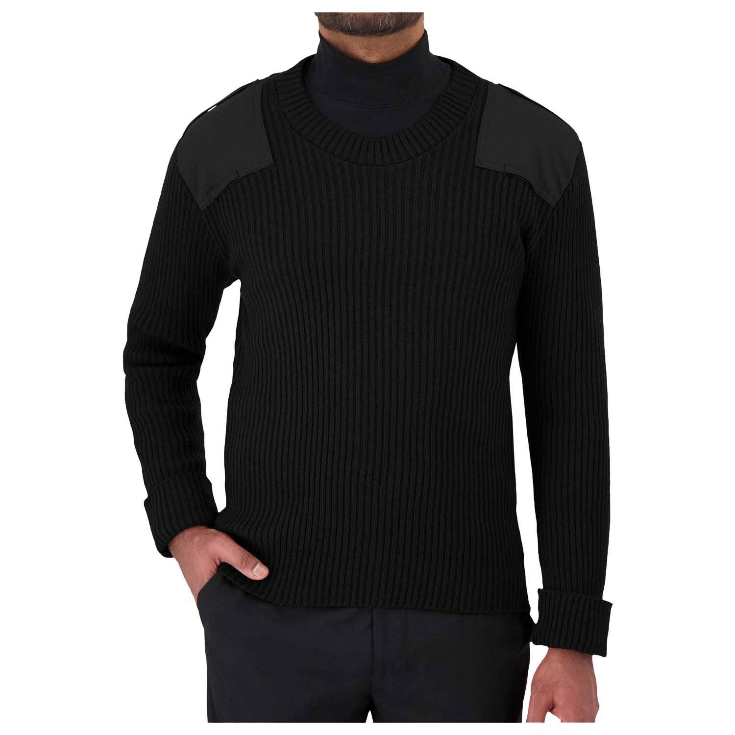 COBMEX UNISEX CREW NECK RIB COMMANDO WITH VELCRO EPAULETS,