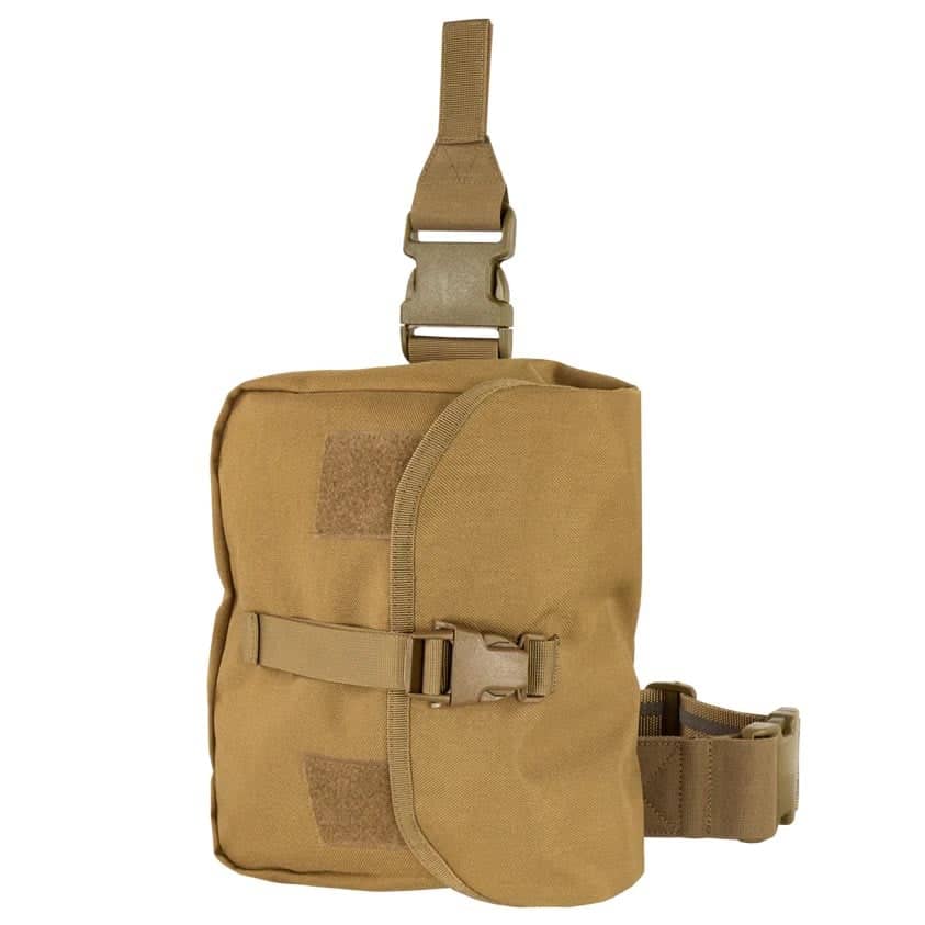 CONDOR GAS MASK LEG RIG IN COYOTE