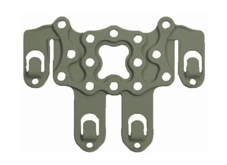 2 BlackHawk SERPA STRIKE Platform Molle & 1 Belt Loop Coy Quick Disconnect