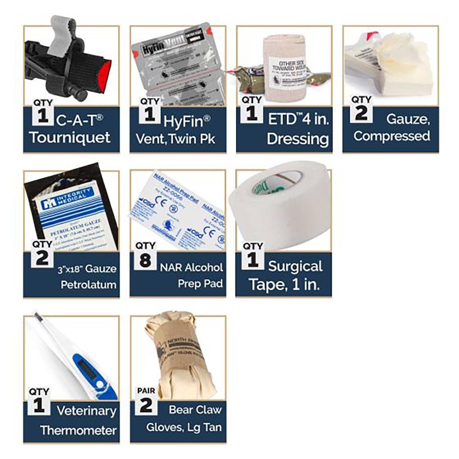 North American Rescue K9 Handler IFAK Kit Galls