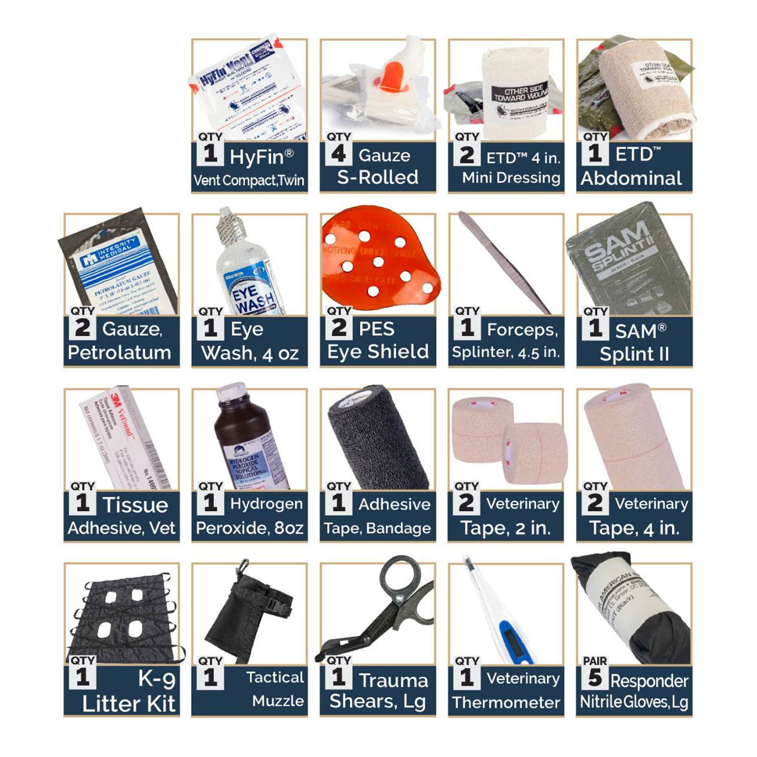 North American Rescue K9 Tactical Field Kit