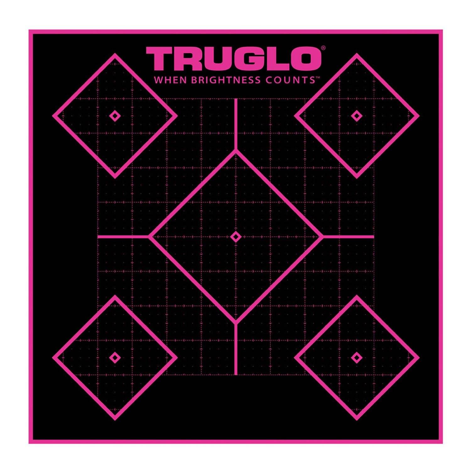 TruGlo 5-Diamond 12x12 Pink Target
