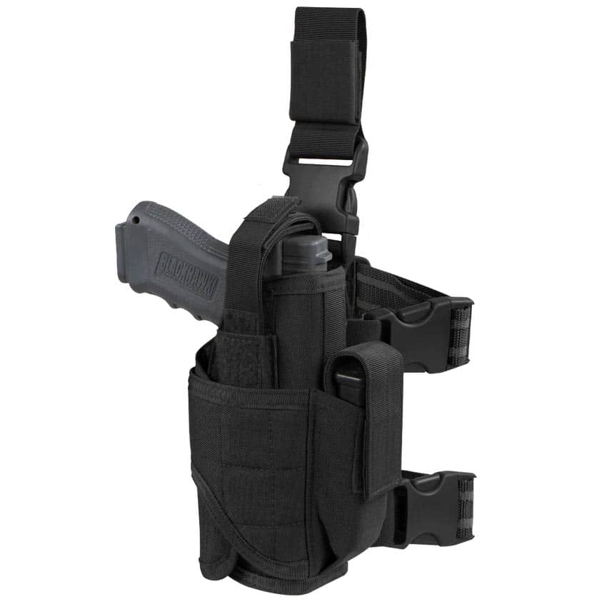 CONDOR TORNADO TACTICAL LEG HOLSTER IN BLACK