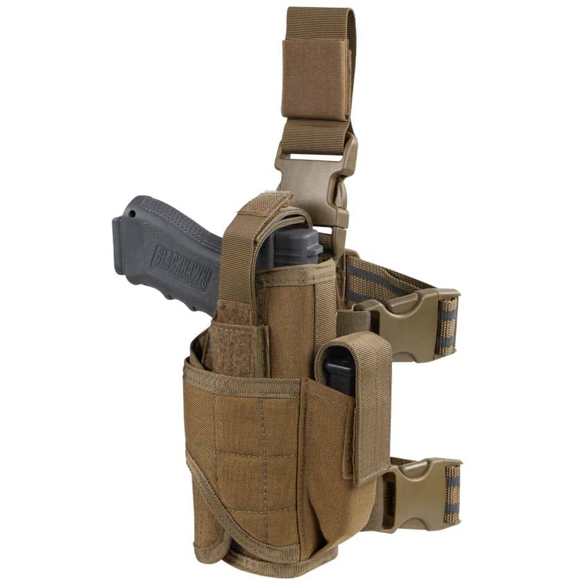 CONDOR TORNADO TACTICAL LEG HOLSTER IN COYOTE