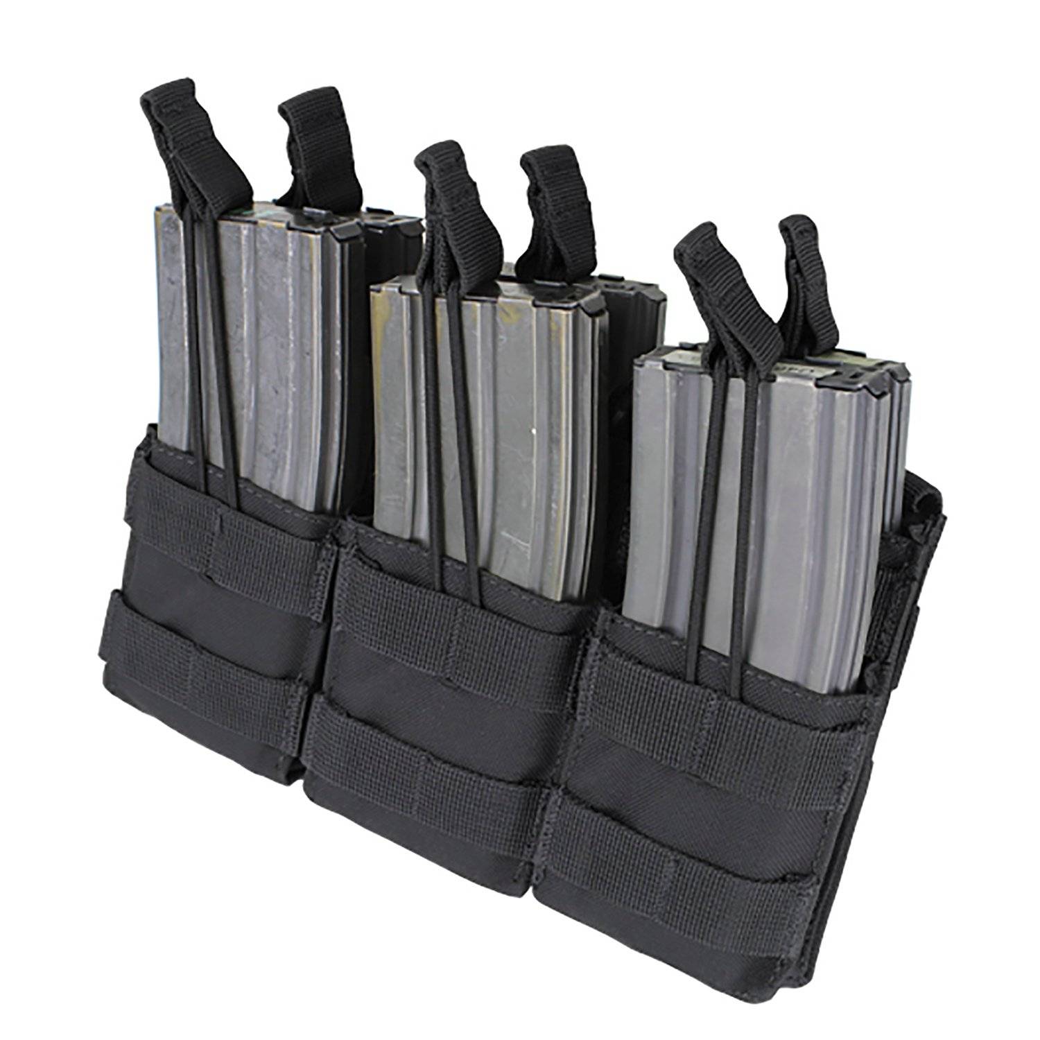 CONDOR TRIPLE STACKER OPEN TOP M4 MAG POUCH