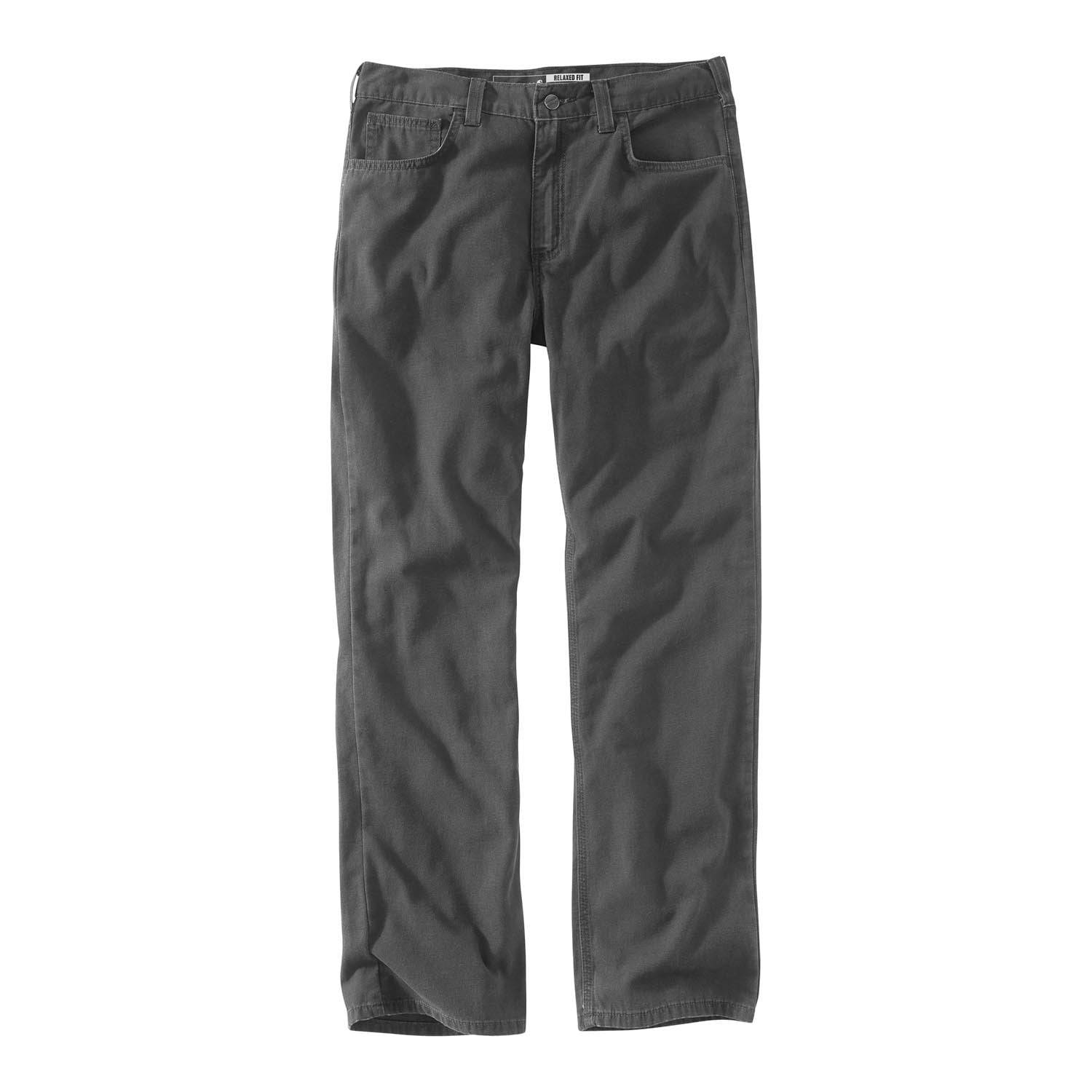 CARHARTT RUGGED FLEX RELAXED FIT CANVAS 5-POCKET WORK PANTS